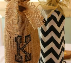 how to make pottery barn inspired wine bags inspiredby, crafts, You can make it in minutes too