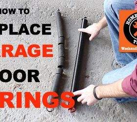 spot and replace bad garage door extension springs, diy, garage doors, home maintenance repairs, how to, How to Replace Garage Door Extension Springs