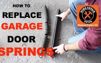  Encontre e substitua molas de extensão de porta de garagem ruins