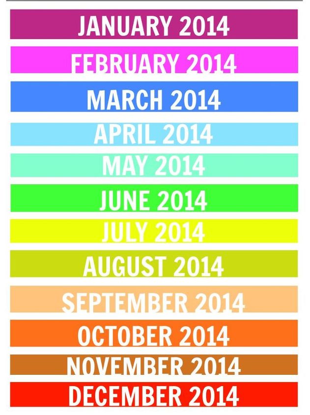 free printable planner project organize 2014, crafts, organizing, and calendars for all 12 months