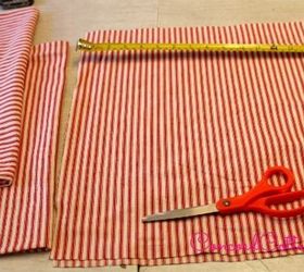 here s how to make pottery barn inspired monogram napkins, crafts, Cut out your fabric