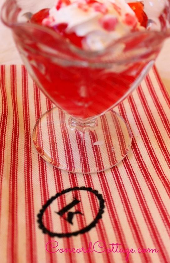 here s how to make pottery barn inspired monogram napkins, crafts, Great for Valentines Day
