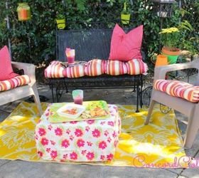 how to paint 1 flower pots and add color to your backyard easyupdate, painted furniture