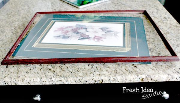 getting organized for 2014 an easy organize diy, crafts, Start with an old frame The bigger the better You want plenty of room to make 2014 your best year yet