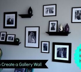 how to create a gallery wall, home decor
