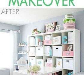 get organized round up, craft rooms, home office, organizing, I love this organized office from two twenty one