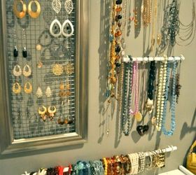 get organized round up, craft rooms, home office, organizing, I d love my jewelry to look like this from Somethinglikethatdesigns com