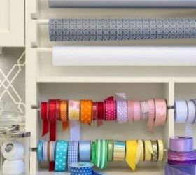 get organized round up, craft rooms, home office, organizing, I d love to have my gift wrap area to look like this
