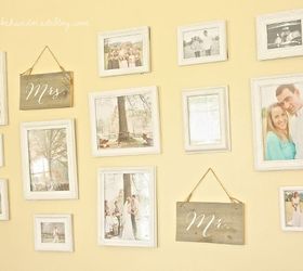 Displaying Wedding Photos:: Gallery Wall