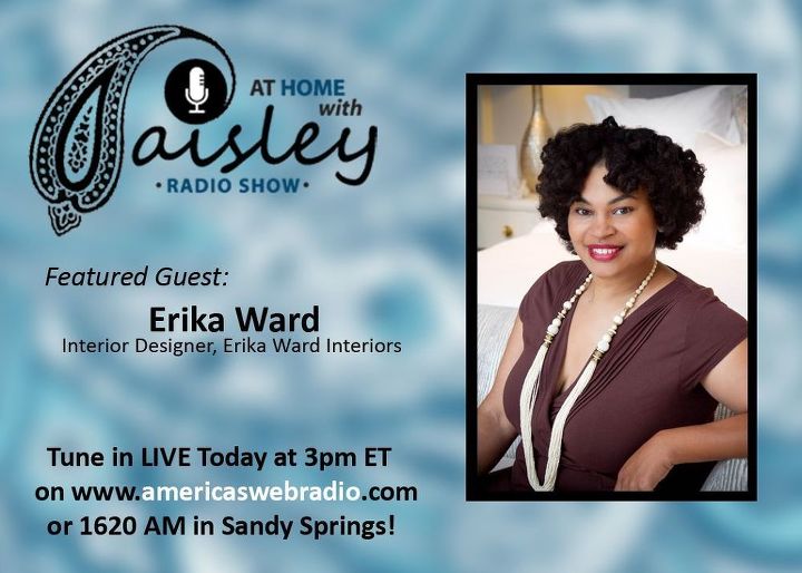 at home with paisley radio show features interior designer erika ward, painting, Photo courtesy of At Home With Paisley Radio Show