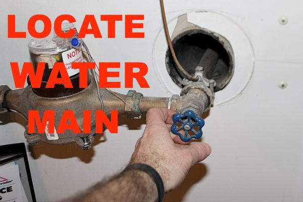 thaw and prevent frozen pipes, home maintenance repairs, how to, plumbing, Locate your water main