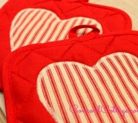 12 great valentine s ideas treats, crafts, painting, repurposing upcycling, seasonal holiday decor, valentines day ideas, Oven Mitts with Hearts