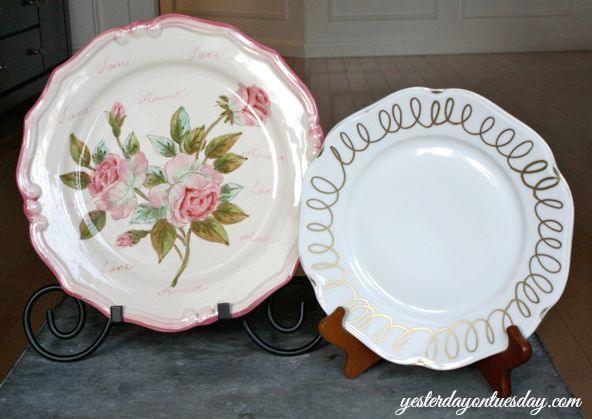 romantic valentine s day table setting valentinesday, seasonal holiday d cor, valentines day ideas, Hit your local second hand store to find pretty plates These random plates work well together since they share the same shape