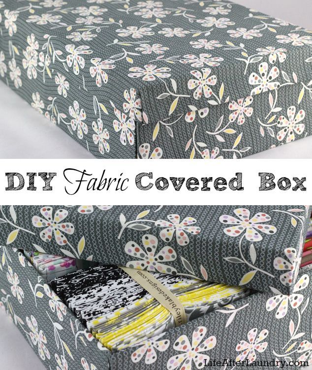 diy fabric covered boxes, crafts