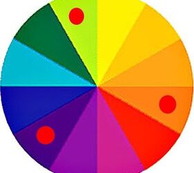 how to choose a color scheme, home decor, painting, Triad colors are Three hues equally spaced on a color wheel