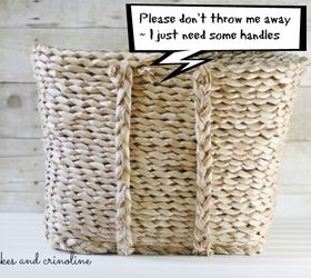 use old worn out belts to give new life to an old basket, crafts, repurposing upcycling, My handle less basket
