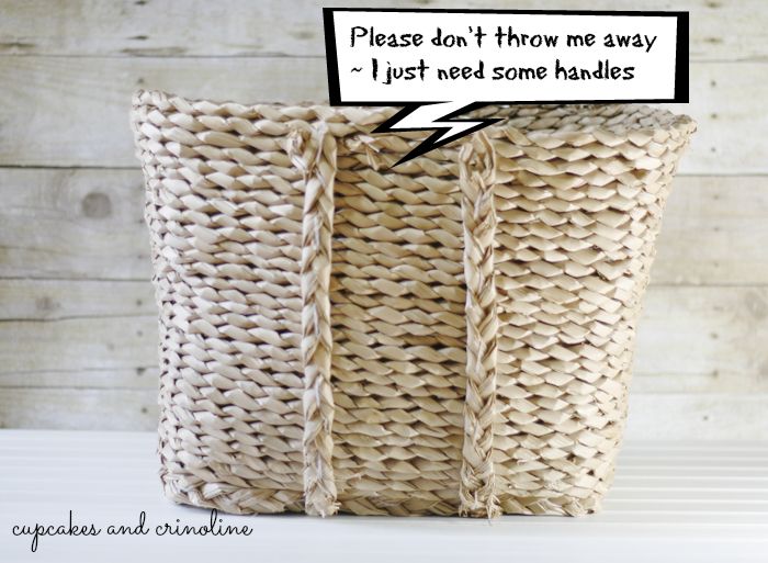 use old worn out belts to give new life to an old basket, crafts, repurposing upcycling, My handle less basket
