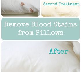 this easy to make stain remover even removes blood stains, cleaning tips, Here is the after and a few in progress pictures