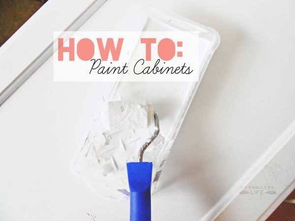 how to paint kitchen cabinets the right way, diy, how to, kitchen cabinets, kitchen design, painting, PHoto courtesy of myfabulesslife com