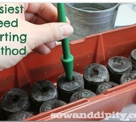 sowing seeds 101, gardening, Peat and coir pellets are perfect for beginners to start their seeds in