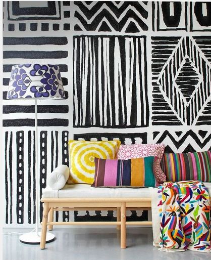 favorite design elements lately graphics, home decor, paint colors, painted furniture, wall decor, Graphic wall