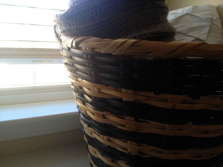 diy paint basket inspired by ikea, crafts, painting, DIY Ikea Inspired Basket