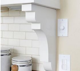 genius simple ways to hide common eyesores, cleaning tips, diy, home decor, Transition backsplash to wall with a simple and cheap shelf bracket opaldesigngroup com