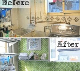 genius simple ways to hide common eyesores, cleaning tips, diy, home decor, pipe filled wall in your utility room hello easy to cut pegboard plus you can hang selves organizingmadefun blogspot com
