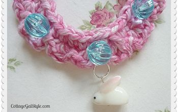 Pretty Spring Crochet Bracelet