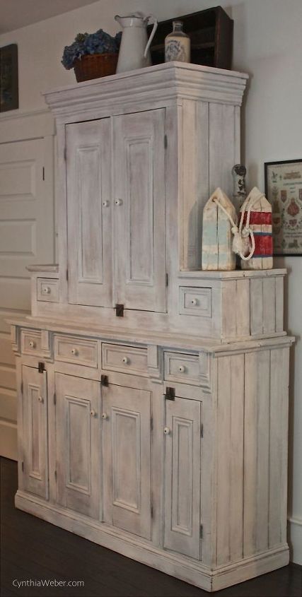 story of an antique flatwall cupboard, painted furniture, repurposing upcycling