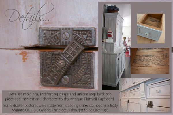 story of an antique flatwall cupboard, painted furniture, repurposing upcycling