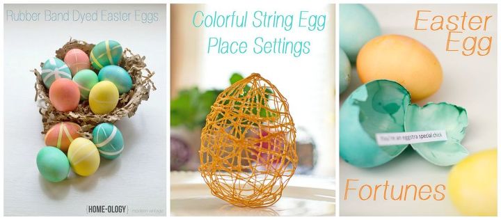 three easy egg crafts for easter, crafts, easter decorations, seasonal holiday decor