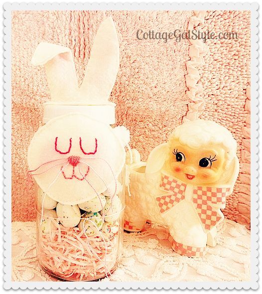 bunny mason jar who needs a easter basket, crafts, easter decorations, mason jars, seasonal holiday decor