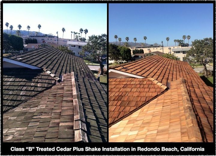 classic cedar shake roof installation in redondo beach california, roofing, woodworking projects