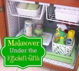 my under the kitchen sink makeover, cleaning tips, closet, kitchen design