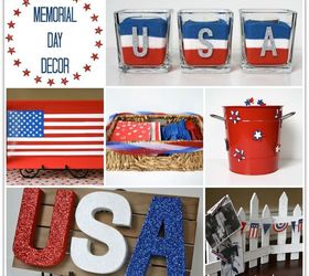 rustic memorial day decor memorialday, crafts, decoupage, patriotic decor ideas, seasonal holiday decor