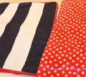 pottery barn inspired americana pillow, crafts
