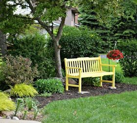 A Sunny Yellow Bench For The Front Yard Hometalk