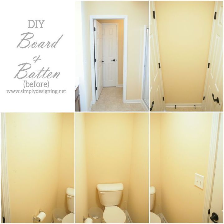 diy board and batten, bathroom ideas, diy, how to, paint colors, painting, wall decor, woodworking projects
