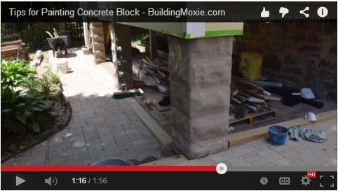 small tips for painting concrete block, concrete masonry, curb appeal, diy, how to, painting