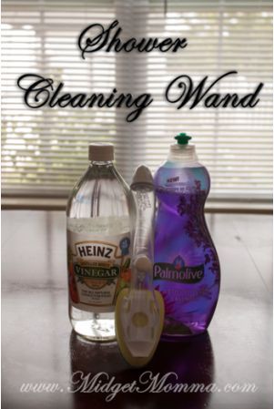 do it yourself shower cleaning wand, cleaning tips