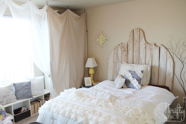 guest room makeover from beige and blah to colorful, bedroom ideas, home decor