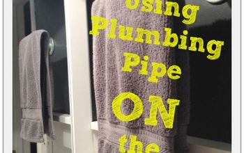 Plumbing Pipe Towel Holder