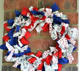 diy patriotic wreath, crafts, wreaths