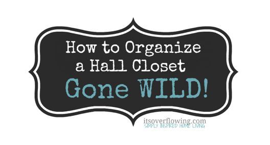 how to organize a hall closet, closet, foyer, organizing