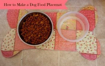 Cómo hacer un mantel individual de comida para perros