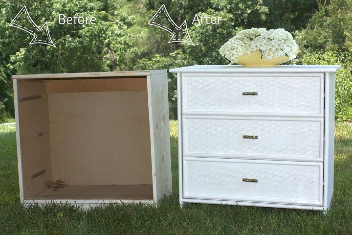from frightening to fabulous dresser makeover, painted furniture, rustic furniture