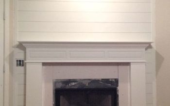Fireplace Makeover: Plank Wall Tutorial