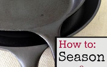 How to Season Cast Iron Skillets