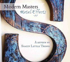 my experience using modern masters metal effects paint, crafts, home decor, My experience and lessons learned using Modern Masters Metal Effects paint